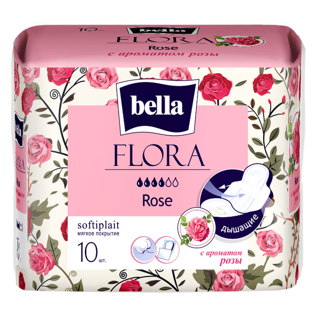 прокладки BELLA Panty Flora Rose 10шт