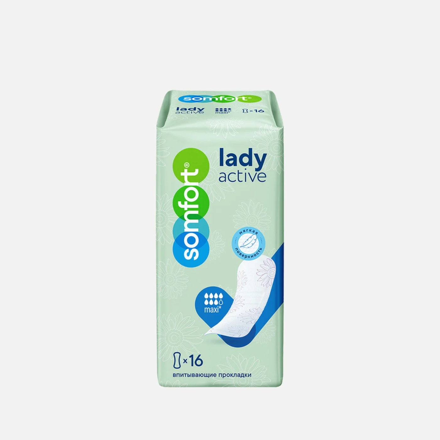 Прокладки Somfort Lady active Maxi 16 шт
