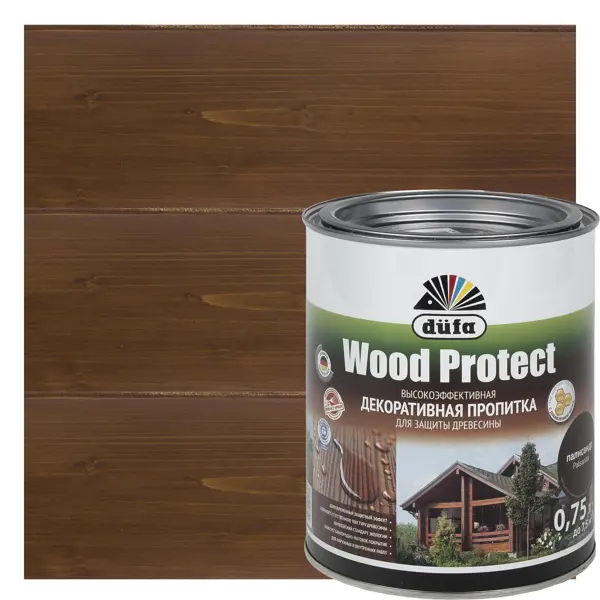 Пропитка для дерева Dufa Wood Protect цвет палисандр 0.75 л