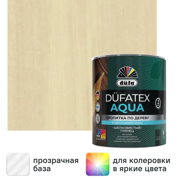 Пропитка для дерева водная прозрачная Dufatex aqua 0.75 л