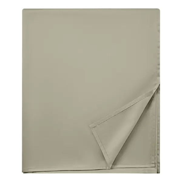 Простыня KREAFORTA Турье 220x240 см сатин без резинки серый