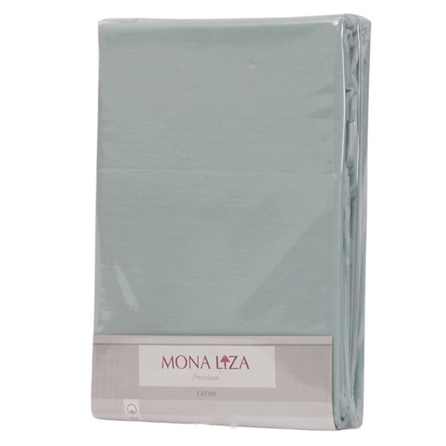 простыня на резинке MONA LIZA Классика/Classic 140х200см сатин зеленая, арт.505032/04