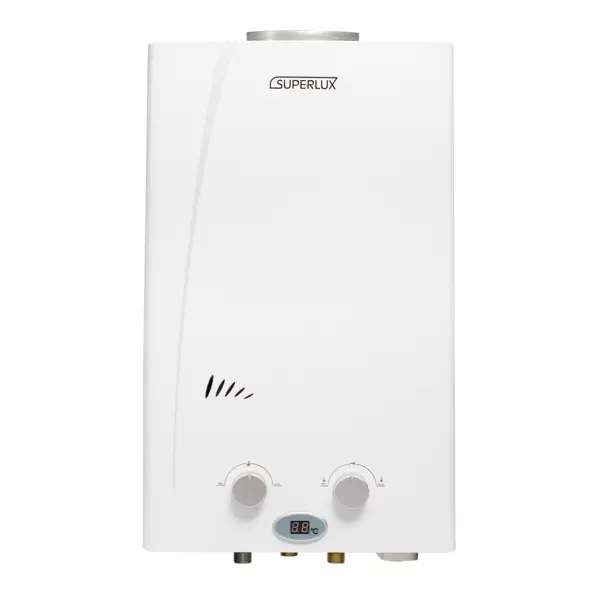 Проточный газовый водонагреватель Ariston Superlux 10L CF NG NEW 17 кВт 10 л/мин белая