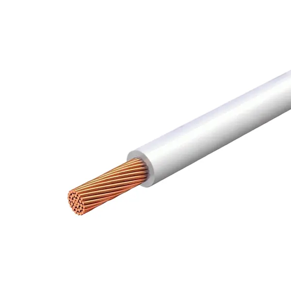 Провод ПуГВнг LS 1x4 на отрез цвет белый