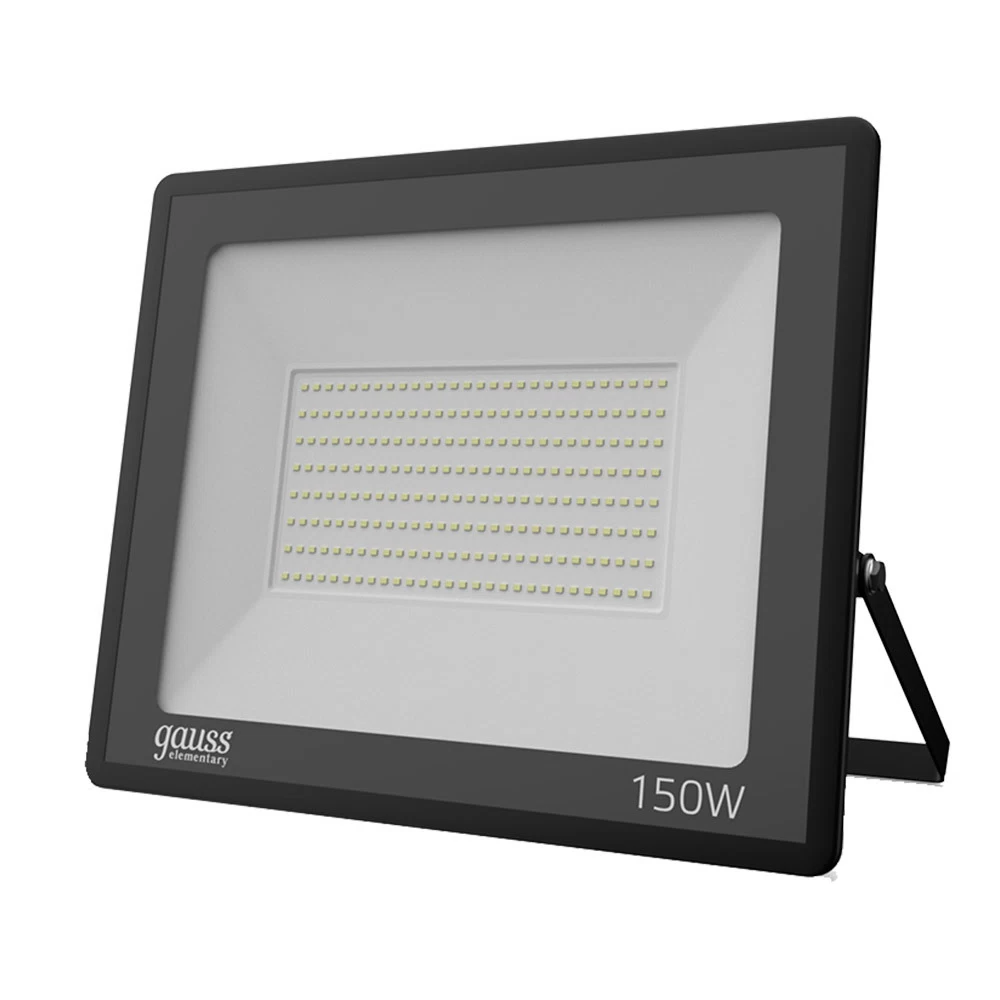 Прожектор cветодиодный Gauss Elementary G2 6500К 150 Вт IP65 черный