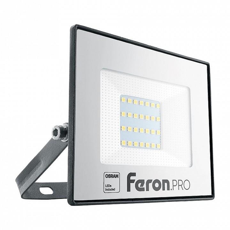 Прожектор Feron LL-1000 41539 цвет плафона/подвески Черный, цвет арматуры Черный