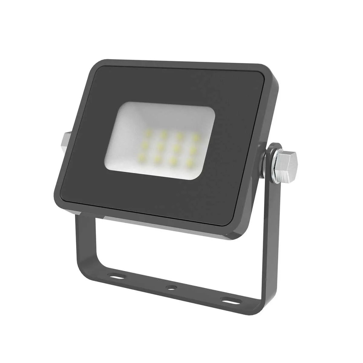 Прожектор Gauss Qplus 10W 1050lm 6500K 200-240V IP65 графитовый LED