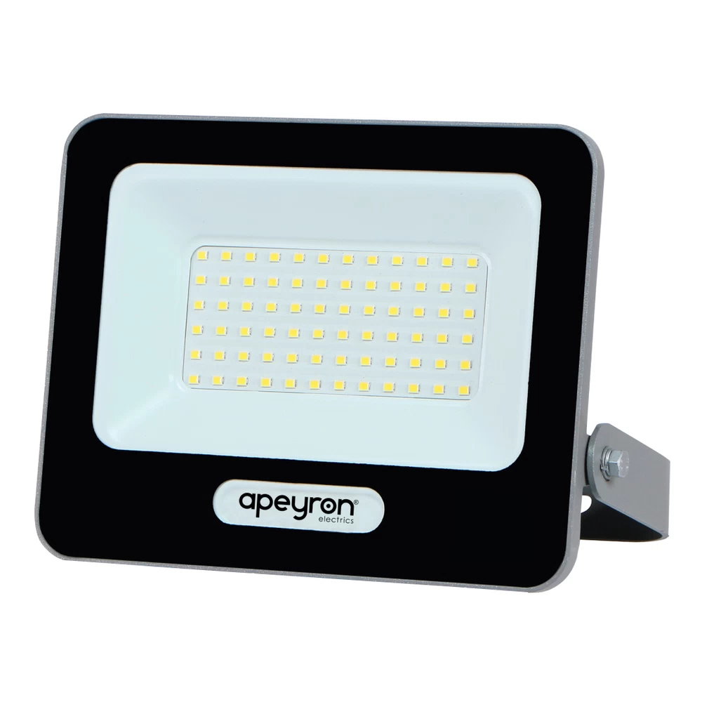 Прожектор светодиодный Apeyron Стандарт 6500 50 Вт IP65 серый