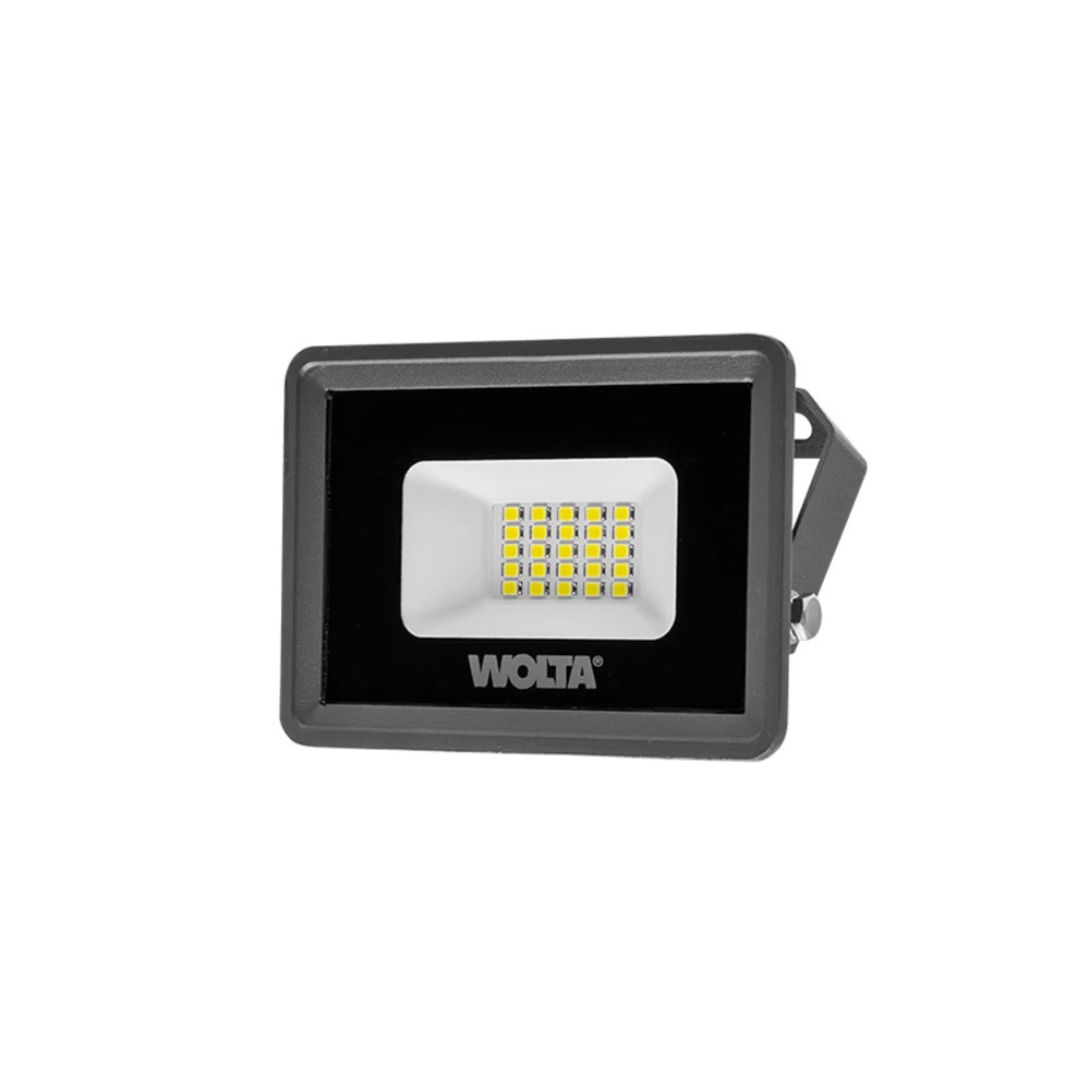 Прожектор светодиодный Wolta WFL 5700К 20 Вт IP65 серый