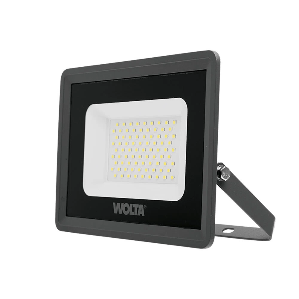 Прожектор светодиодный Wolta WFL 5700K 70 Вт IP65 серый