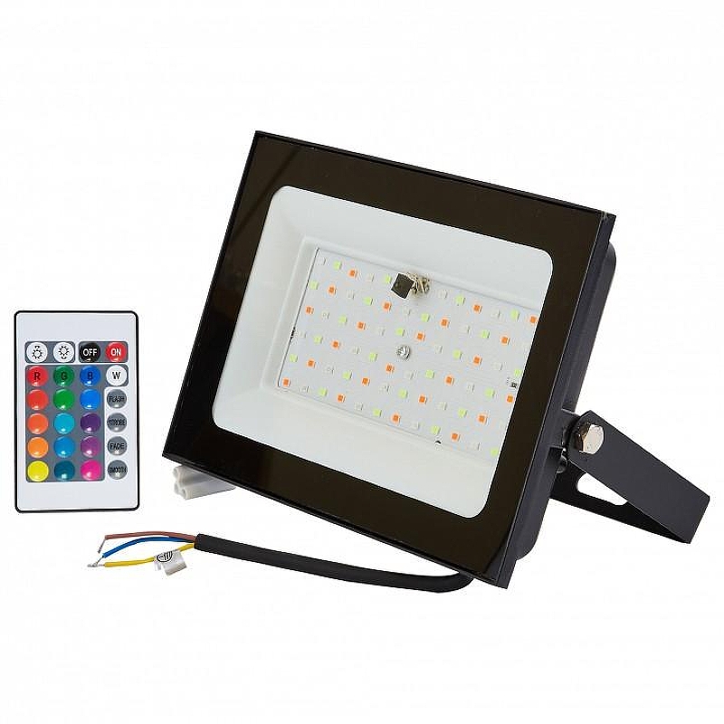 Прожектор Uniel ULF-F60 UL-00011855 цвет плафона/подвески Прозрачный, Черный, цвет арматуры Черный