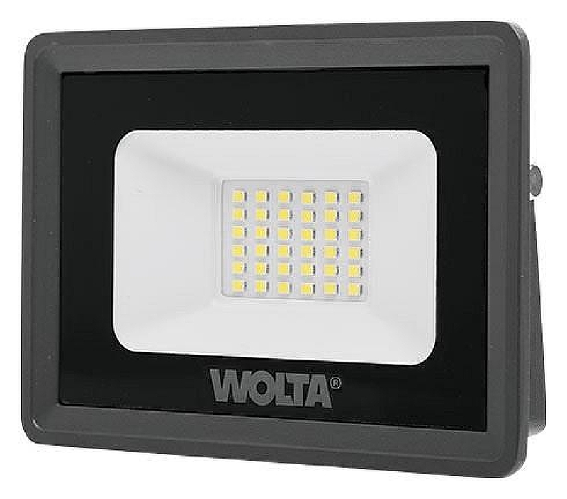 Прожектор Wolta WFL-30W WFL-30W/06 цвет плафона/подвески Прозрачный, Серый, цвет арматуры Серый