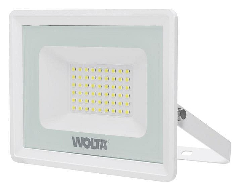 Прожектор Wolta WFL-50W WFL-50W/06W цвет плафона/подвески Белый, Прозрачный, цвет арматуры Белый