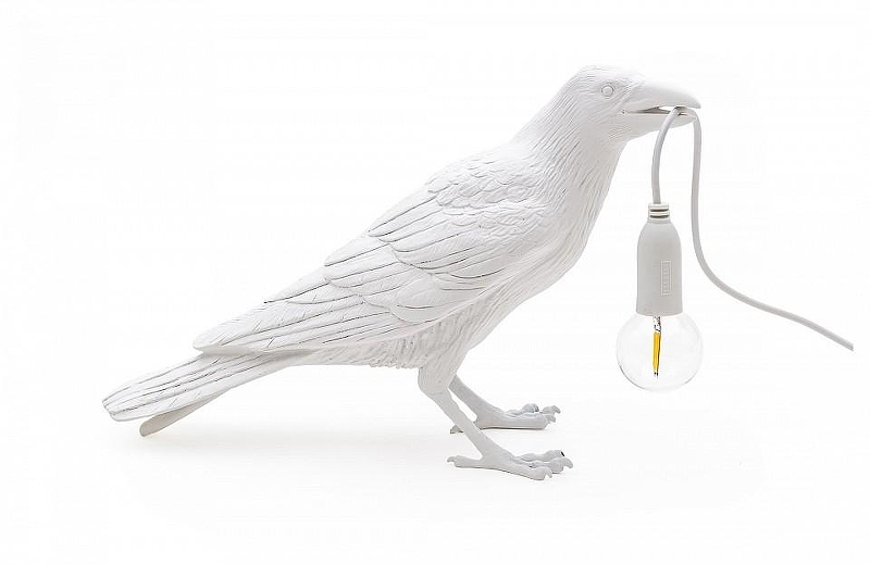 Птица световая Seletti Bird Lamp 14732 цвет Белый