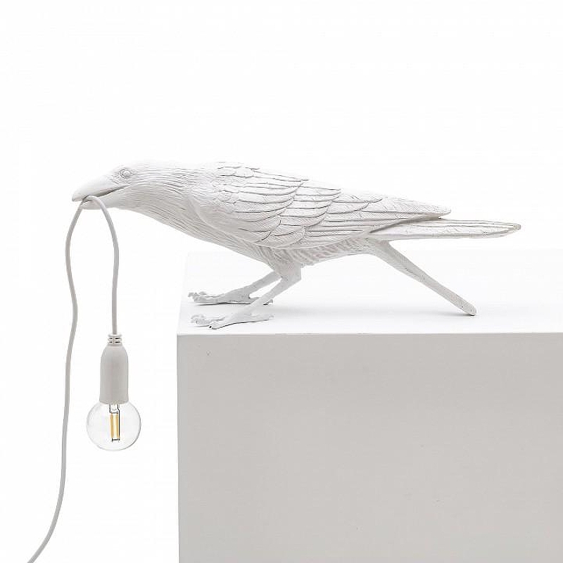 Птица световая Seletti Bird Lamp 14733 цвет Белый