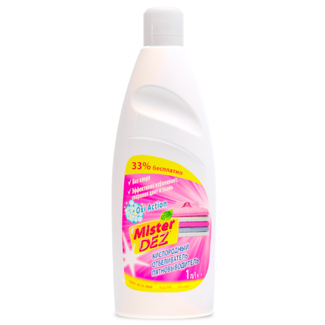 пятновыводитель-отбеливатель MISTER DEZ Eco-Cleaning Кислородный 1л