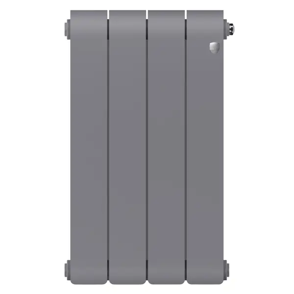 Радиатор секционный Royal Thermo Infinity SS 500/90 4 секций боковое подключение биметалл серый