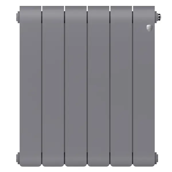 Радиатор секционный Royal Thermo Infinity SS 500/90 6 секций боковое подключение биметалл серый