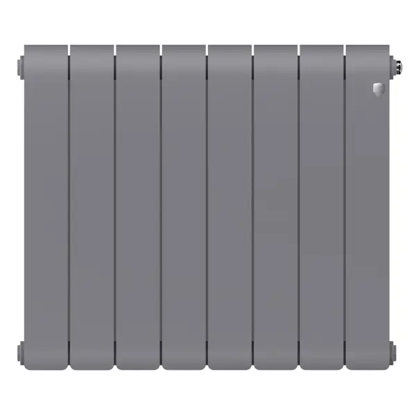 Радиатор секционный Royal Thermo Infinity SS 500/90 8 секций боковое подключение биметалл серый