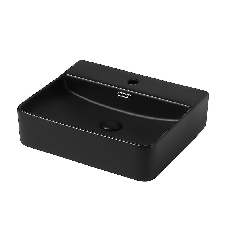 Раковина Abber Rechteck 50 AC2203MB Черная матовая