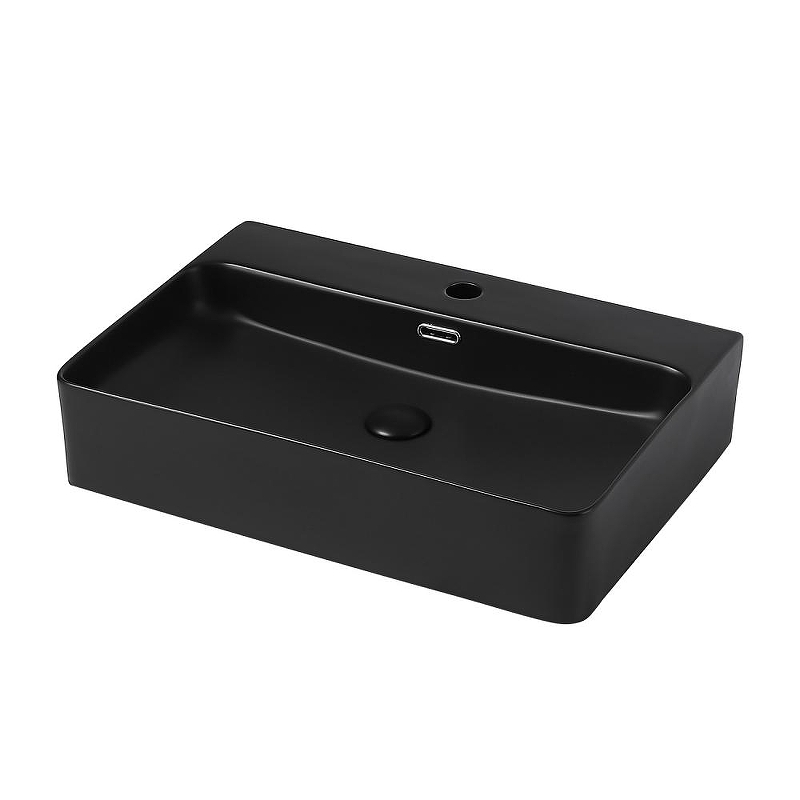 Раковина Abber Rechteck 61 AC2201MB Черная матовая