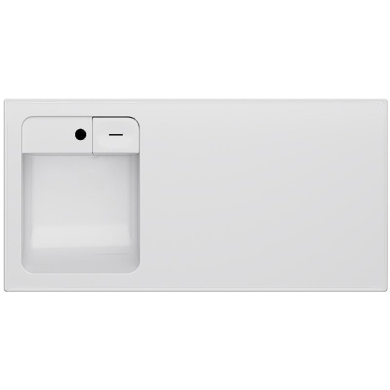 Раковина AM.PM X-Joy 100 L M85AWPL1001WG с местом под стиральную машину Белая