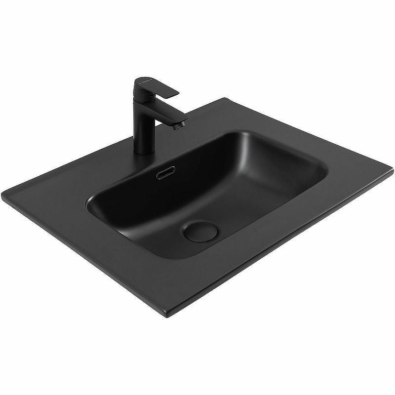 Раковина Aquanet Flat 60 329253 Черная матовая