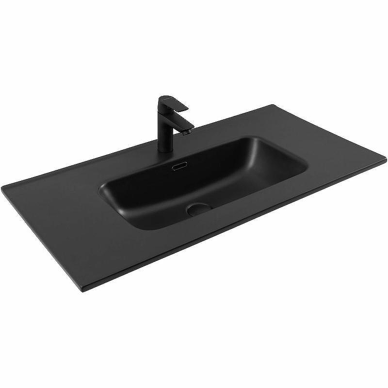Раковина Aquanet Flat 90 329256 Черная матовая