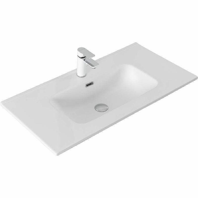 Раковина Aquanet Flat 90 330432 Белая матовая