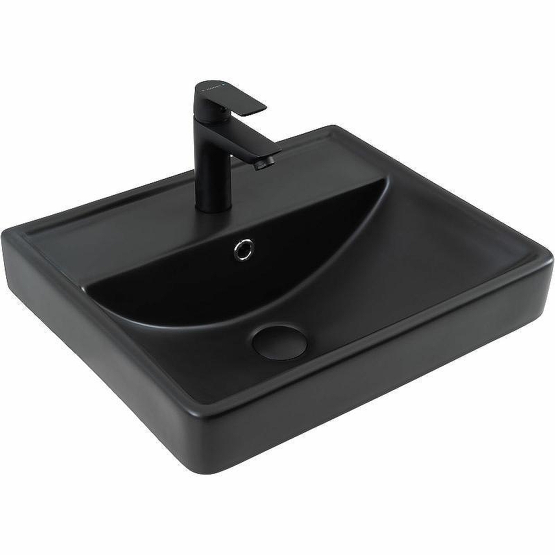 Раковина Aquanet Ирис 50 329246 Черная матовая