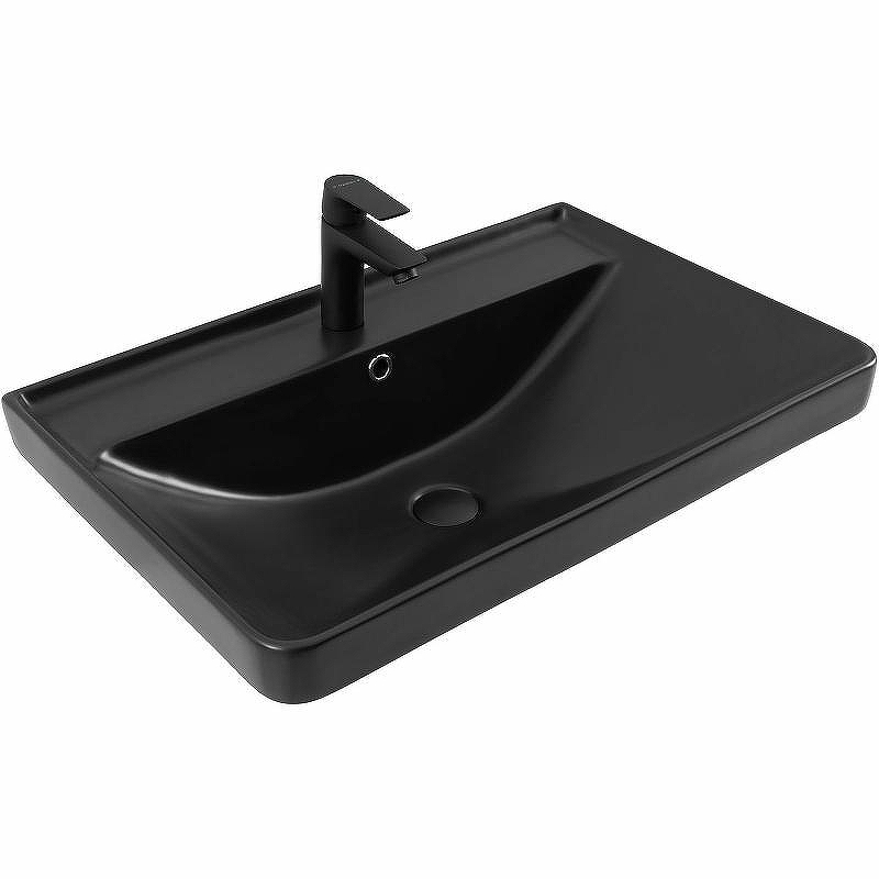 Раковина Aquanet Ирис 70 329248 Черная матовая