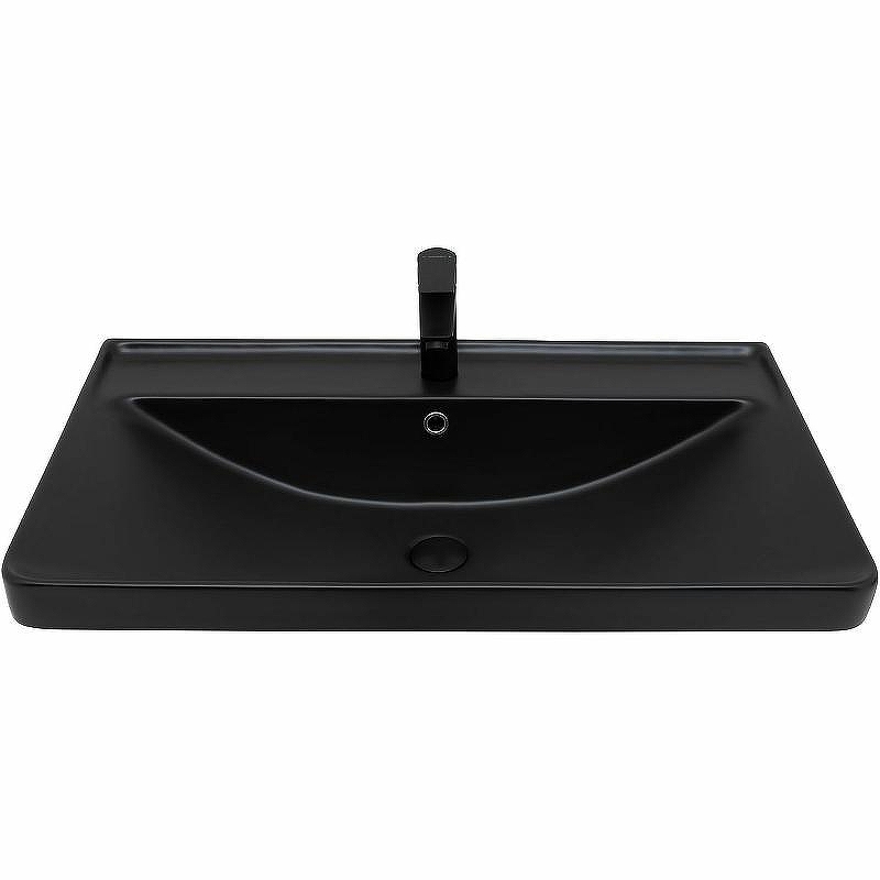 Раковина Aquanet Ирис 80 329249 Черная матовая