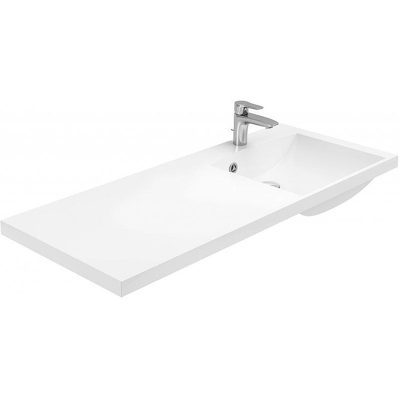 Раковина Aquanet Нота New 120 R 239568 с местом под стиральную машину Белая