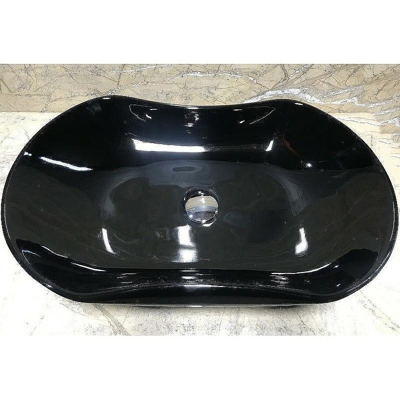 Раковина CeramaLux 67 9175AB Черная