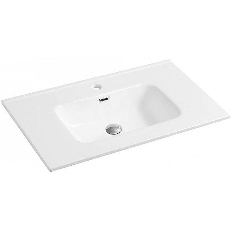 Раковина CeramaLux 81 9080D Белая глянцевая