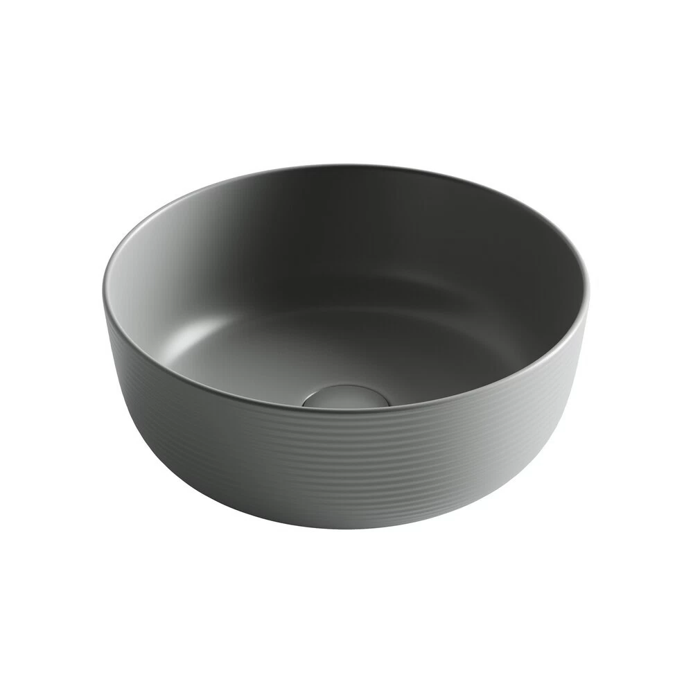 Раковина Ceramicanova Element 36 см накладная антрацит матовый (CN6073MH)