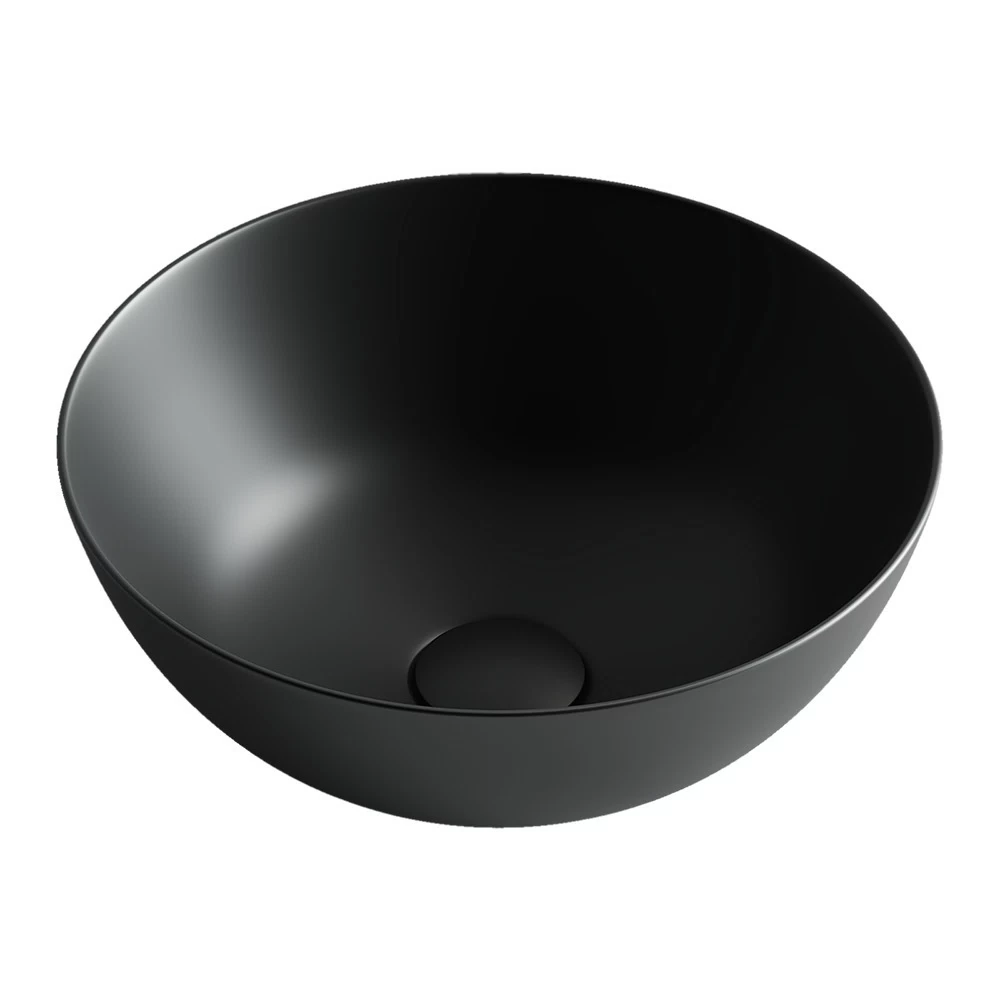 Раковина Ceramicanova Element 36 см накладная черная матовая (CN6004)