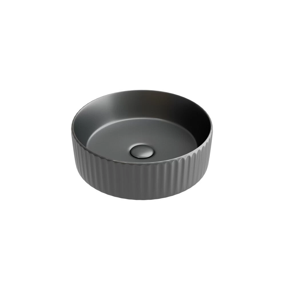 Раковина Ceramicanova Element 36 см накладная темный антрацит матовый (CN6057MDH)