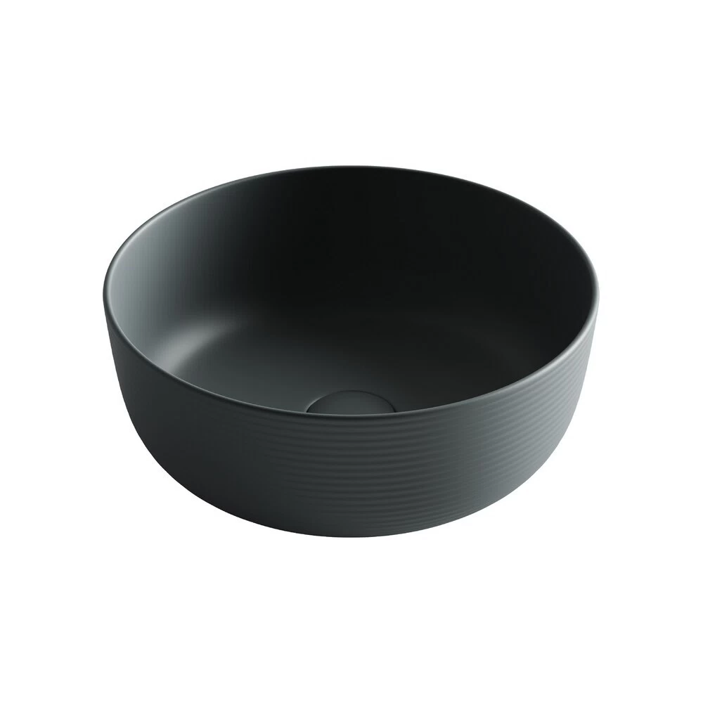 Раковина Ceramicanova Element 36 см накладная темный антрацит матовый (CN6073MDH)