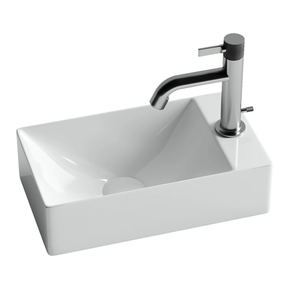 Раковина Ceramicanova Element 38 см накладная белая (CN5007)