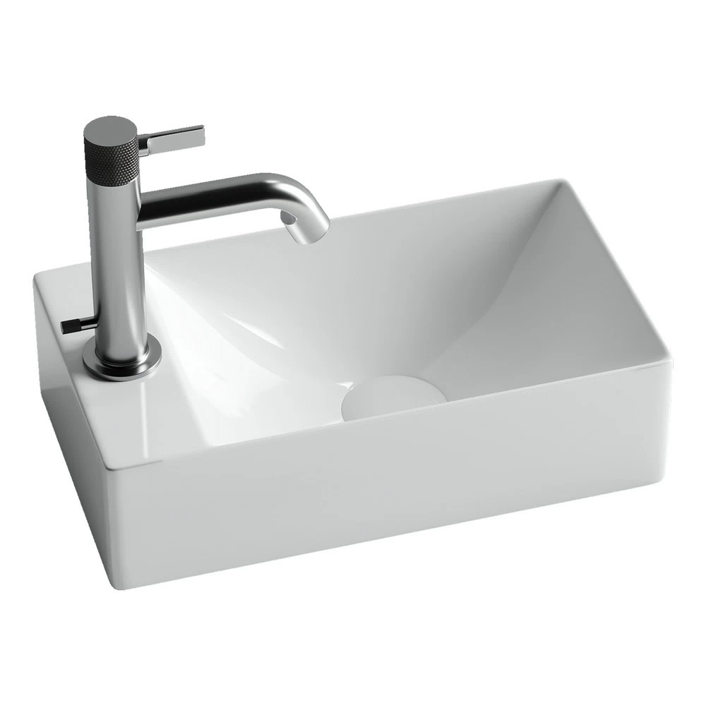 Раковина Ceramicanova Element 38 см накладная белая (CN5008)
