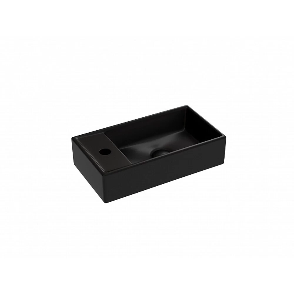 Раковина Ceramicanova Element 40 см подвесная черная матовая (CN6051RMB)