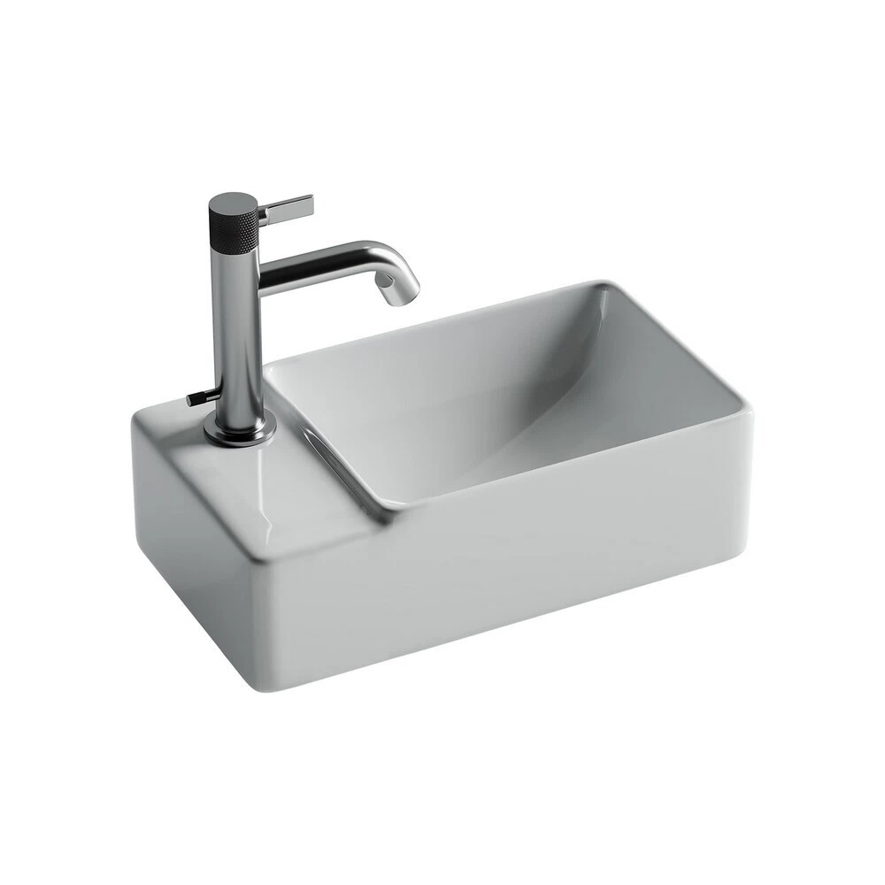 Раковина Ceramicanova Element 40 см правая подвесная белая (CN5046)