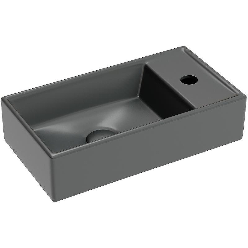 Раковина Ceramicanova Element 41 L CN6051LMDH Темный антрацит матовый