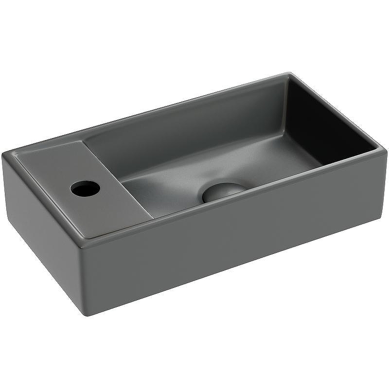 Раковина Ceramicanova Element 41 R CN6051RMDH Темный антрацит матовый