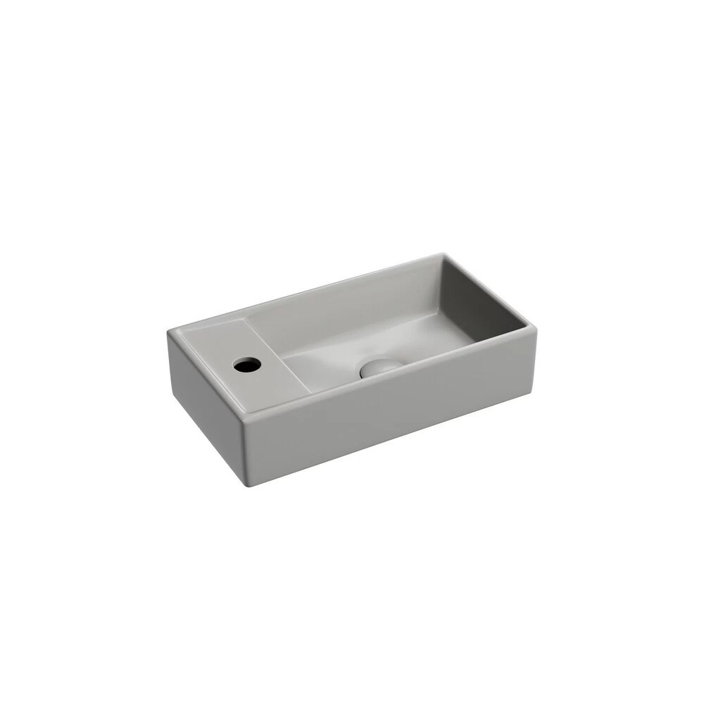 Раковина Ceramicanova Element 42 см подвесная антрацит матовый (CN6051RMH)