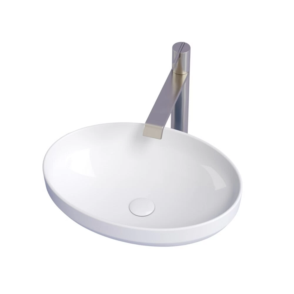 Раковина Ceramicanova Element 50 см накладная белая (CN6056)