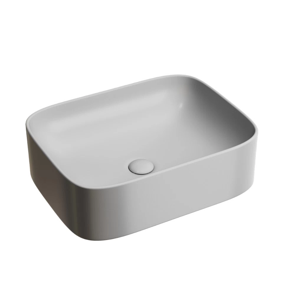 Раковина Ceramicanova Element 51 см накладная серая матовая (CN6052MSG)