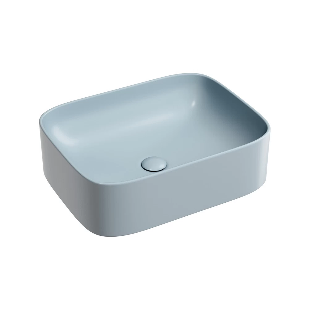 Раковина Ceramicanova Element 51 см накладная серо-голубая матовая (CN6052MHL)