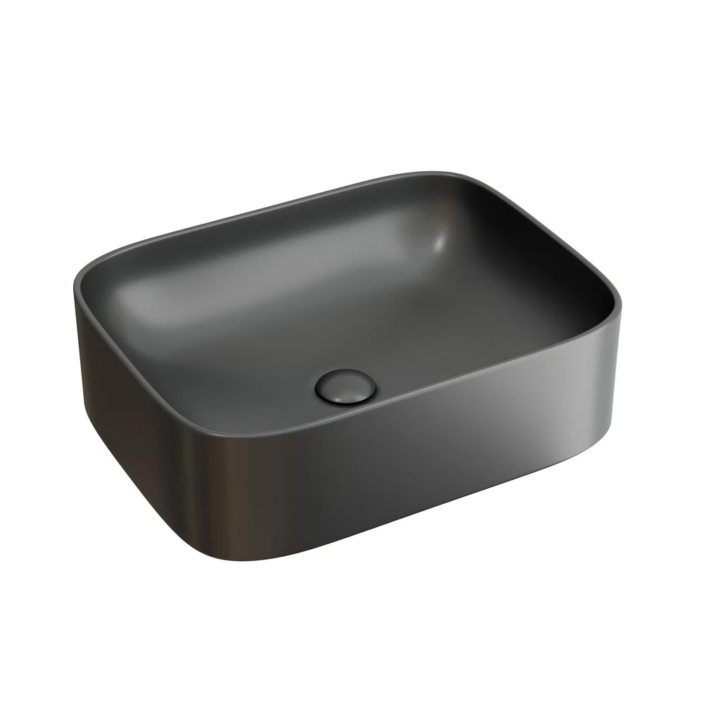 Раковина Ceramicanova Element 51 см накладная темный антрацит матовый (CN6052MDH)